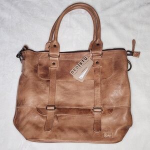 NEW BedStu Big Fork Tan Rustic